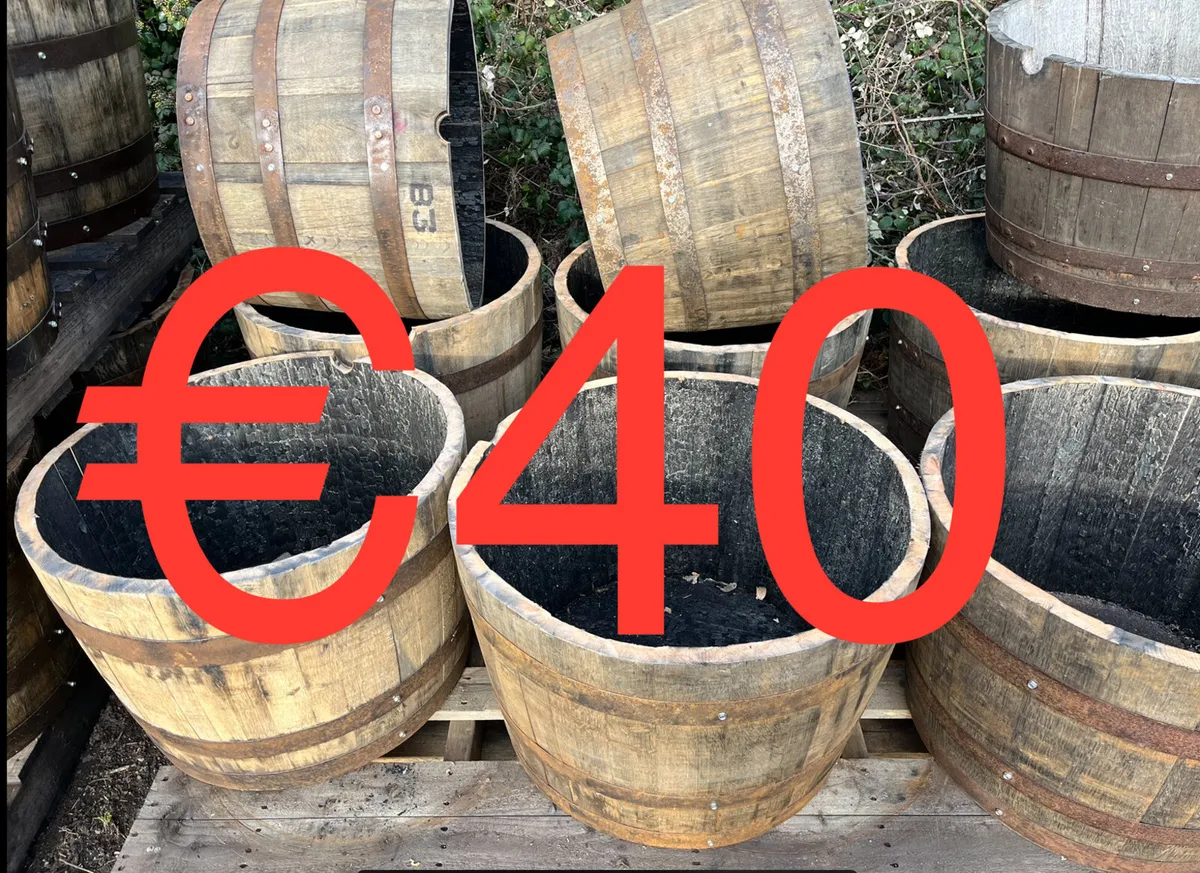 Barrels- Full barrels - planters- and more - Image 4