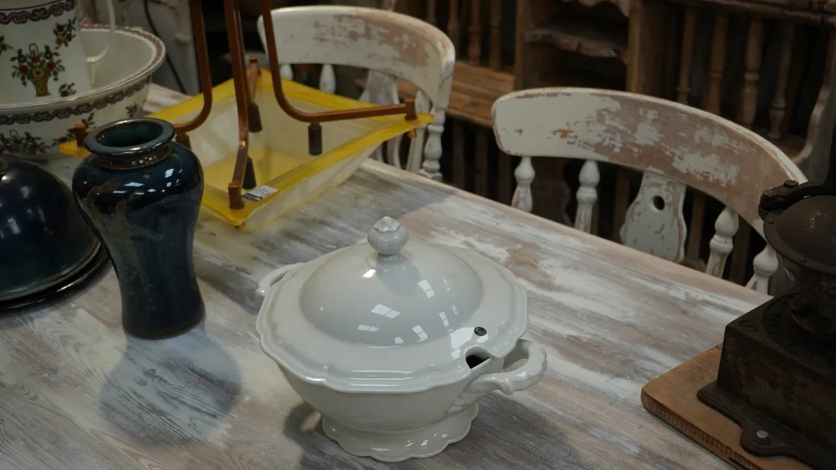 Upcycled Rustic Farmhouse Table and Chair Set - Image 3