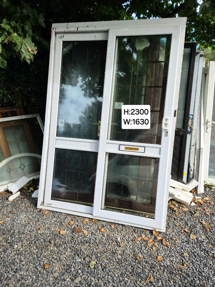 PVC MARK PVC PATIO SLIDING DOORS for sale in Co. Dublin for €300 on DoneDeal