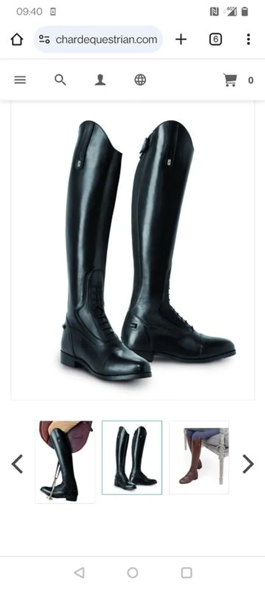 Horse Riding Boots - Tredstep Donatello Tall Boots - Image 1