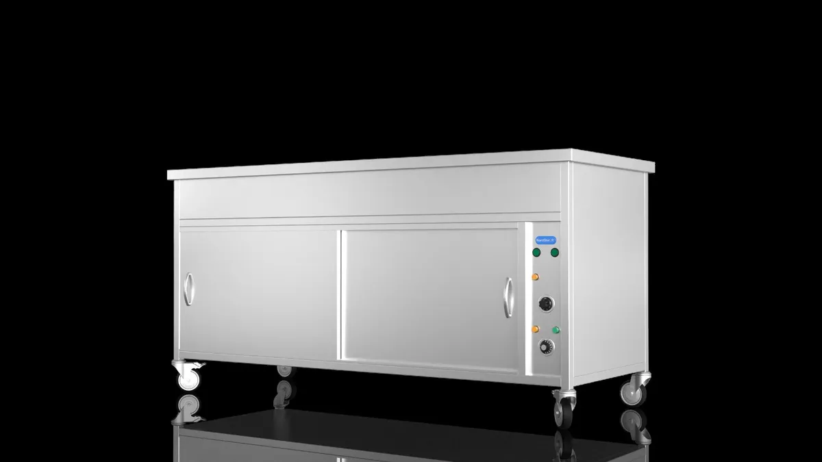 Nordstar 1800 5 Pot Bain Marie Hot Cupboard - Image 4