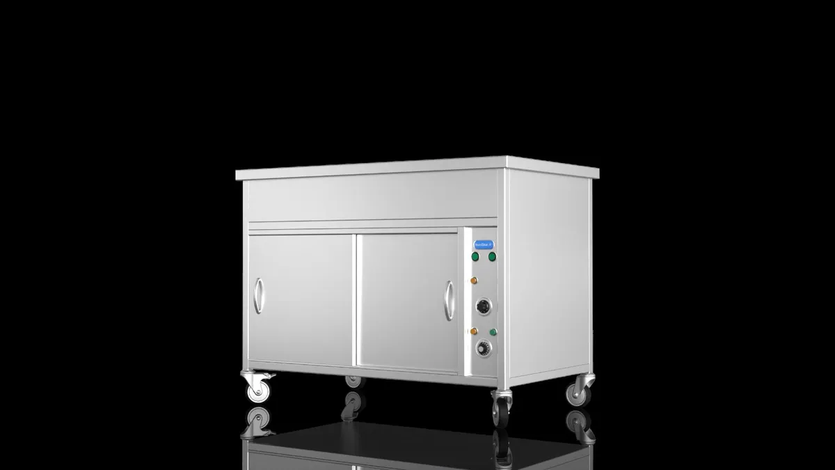 Nordstar 1200 3 Pot Bain Marie Hot Cupboard - Image 3