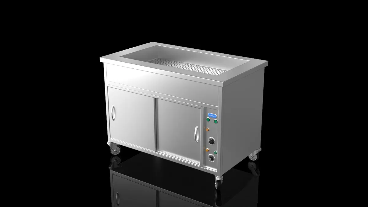 Nordstar 1200 3 Pot Bain Marie Hot Cupboard - Image 4