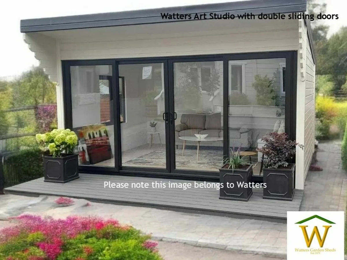 Outdoor rooms with A rated PVC doors & windows - Image 1