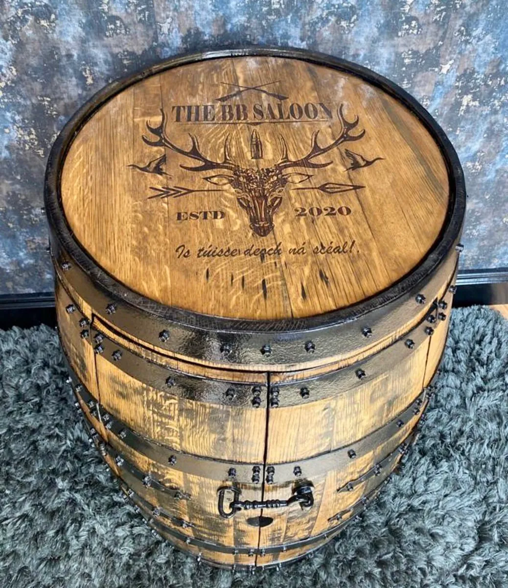 🔥CUSTOM WHISKEY BARREL CABINET🔥 - Image 2