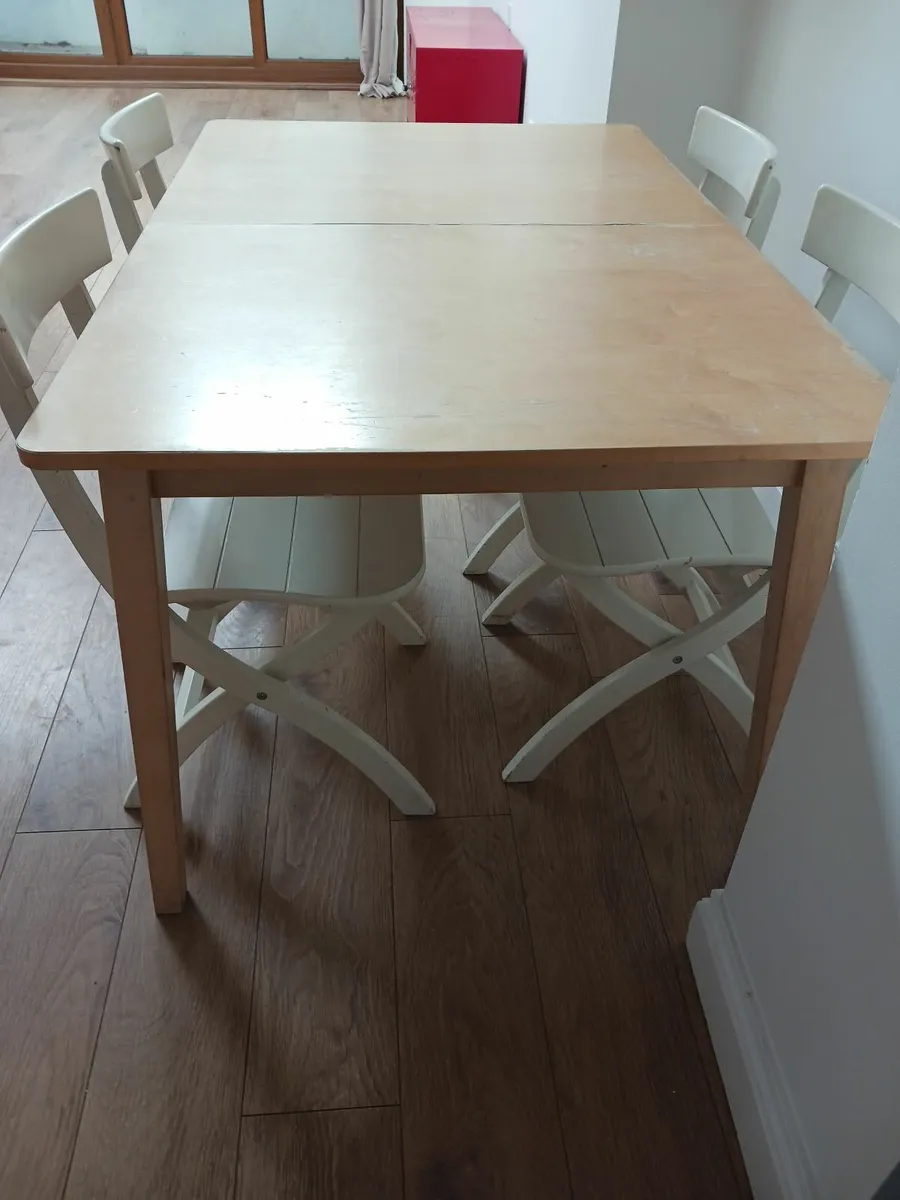 Kitchen Table and 4 Chairs for sale in Co. Dublin for €30 on DoneDeal