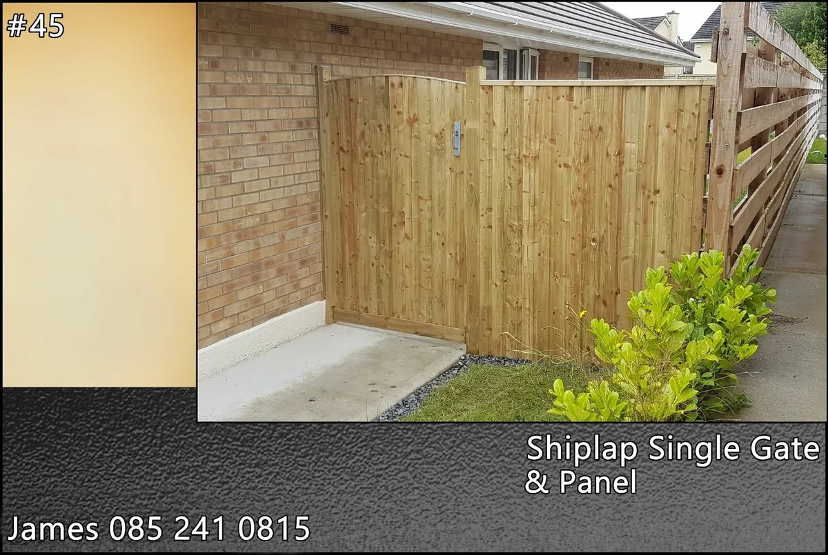 Timber Gates Free Installation for sale in Co. Laois for €320 on DoneDeal