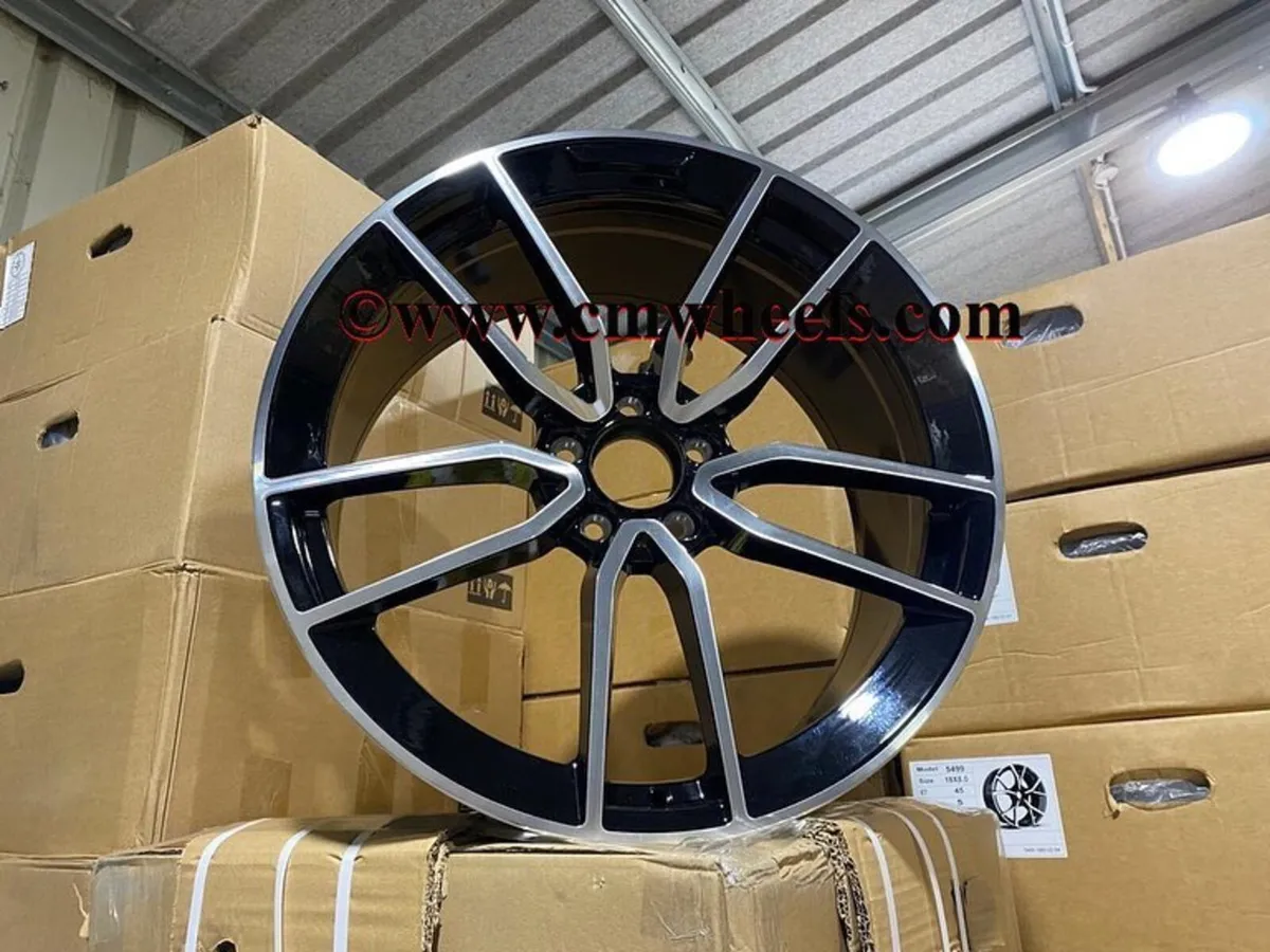 19 20" Inch 5 Twin Spoke Merc alloys 5x112 W205 - Image 3