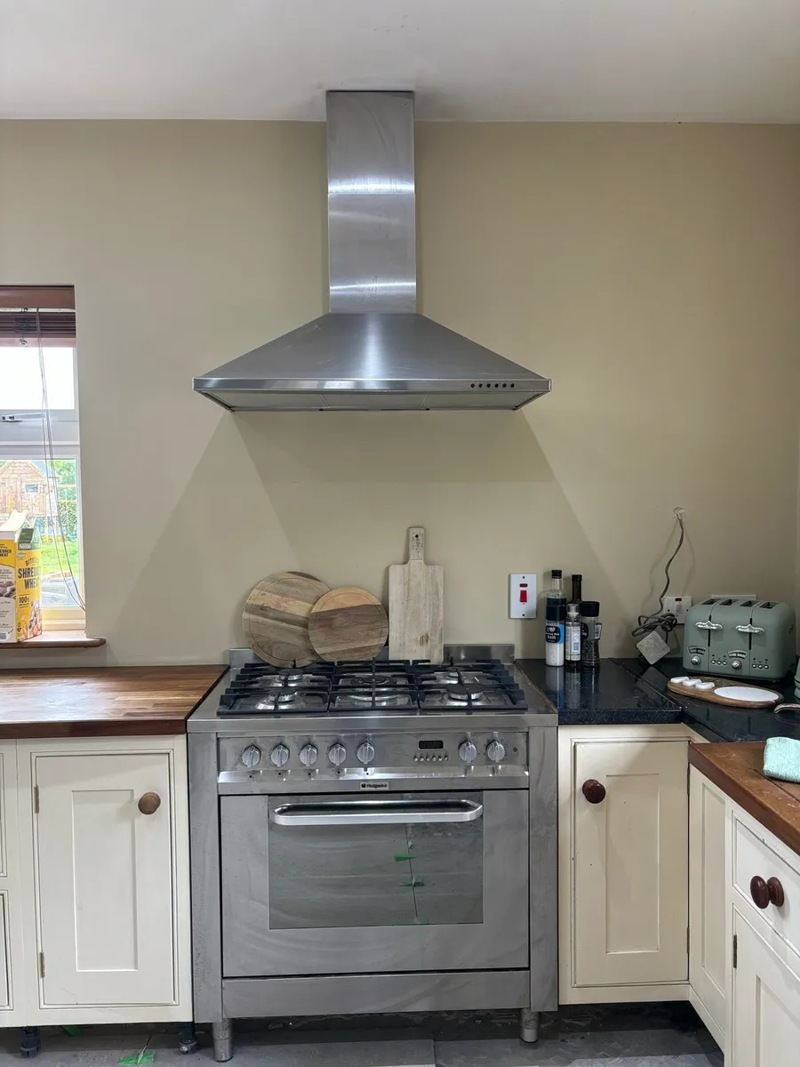 Hot point Range gas cooker and Hob with extractor for sale in Co