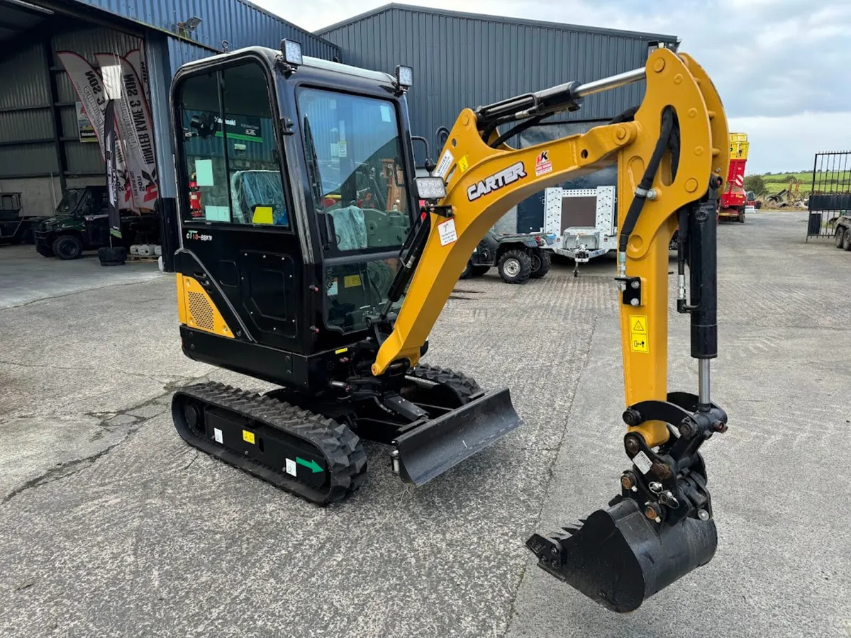 New Carter CT18 Mini Digger (1.8 Ton) - Image 3