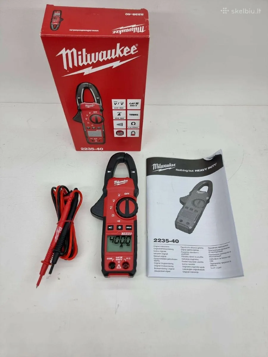 Milwaukee Clamp Multimeter unit for sale in Co. Dublin for €120 on DoneDeal