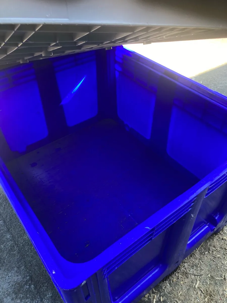 1.2/ 1 metre Plastic Crate with Lid - Image 1