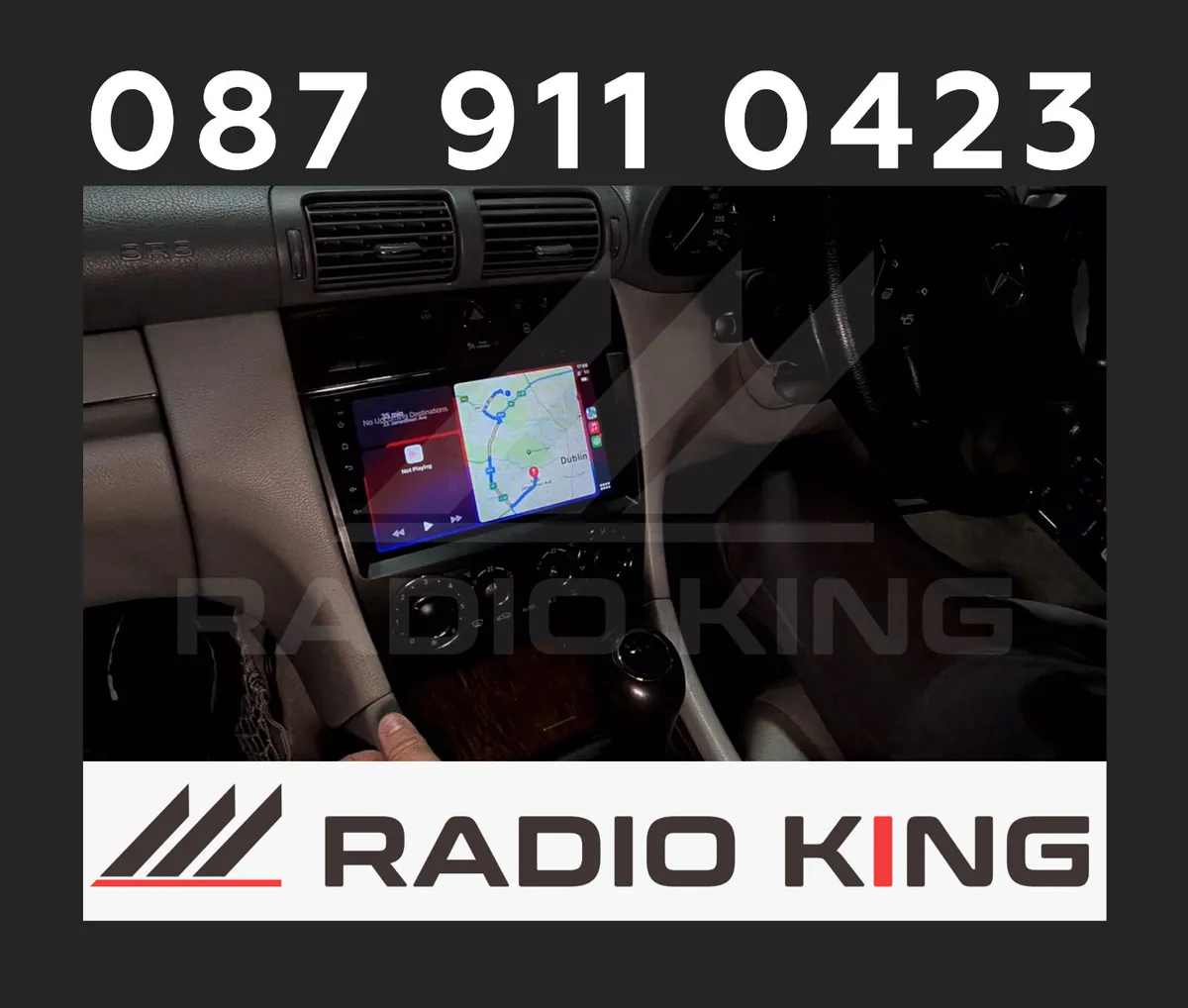 PREMIUM CARPLAY MERCEDES C200 ANDROID AUTO RADIO - Image 4