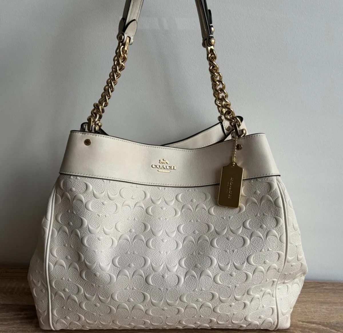 Coach Bag - Large, White - Image 1