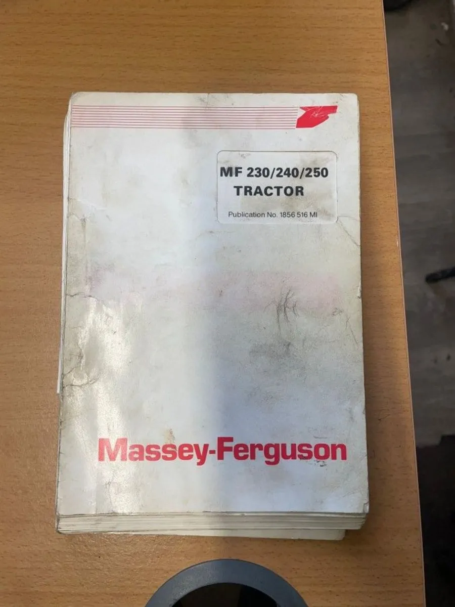 1989 Massey 230-240-250 Operating manual - Image 2