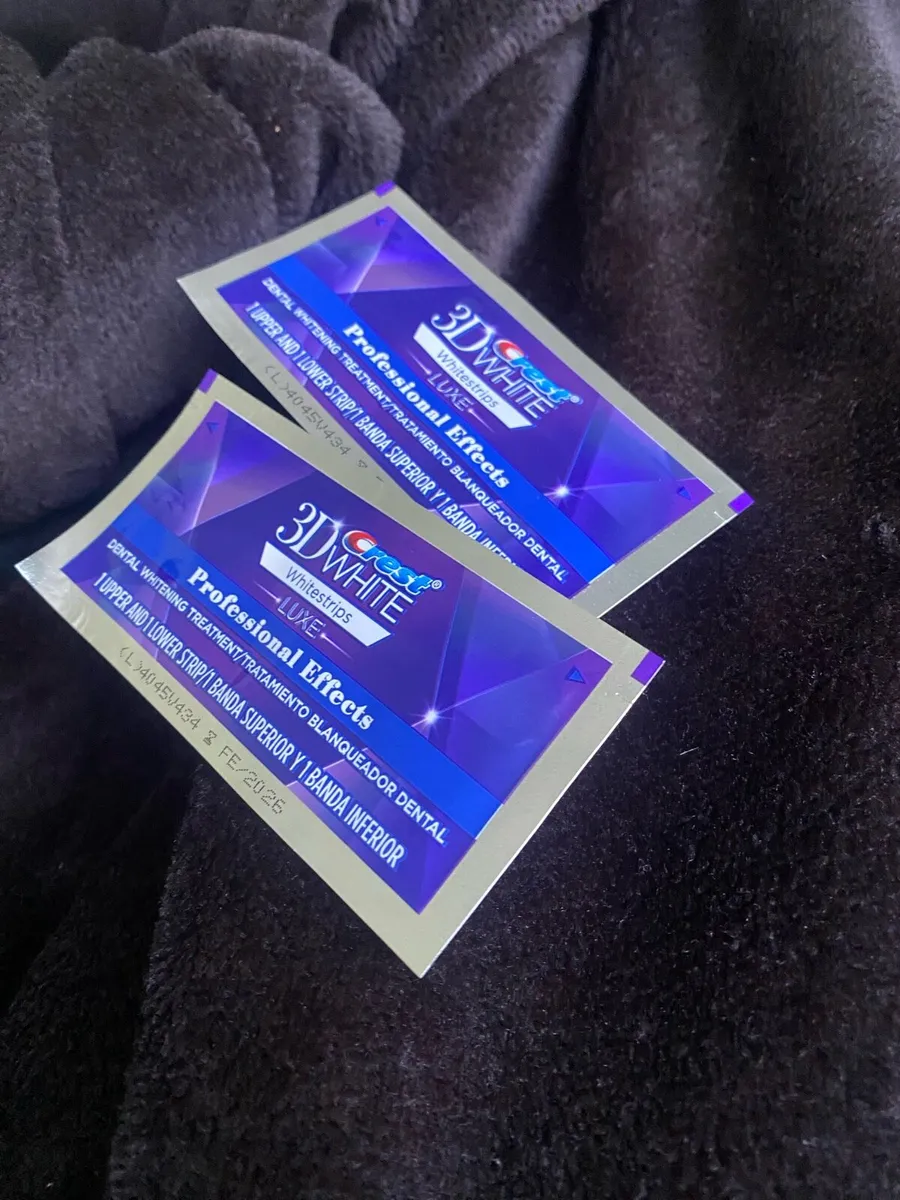 Crest whitening strips