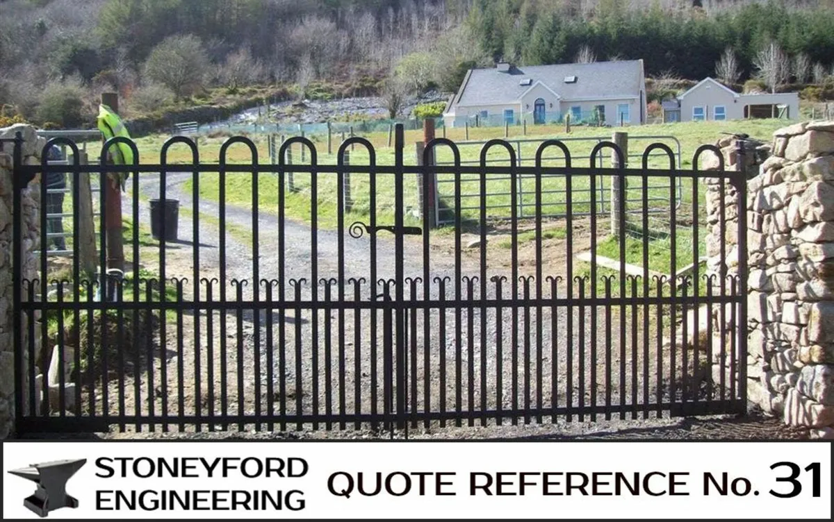 Traditional riveted and country entrance gates - Image 2