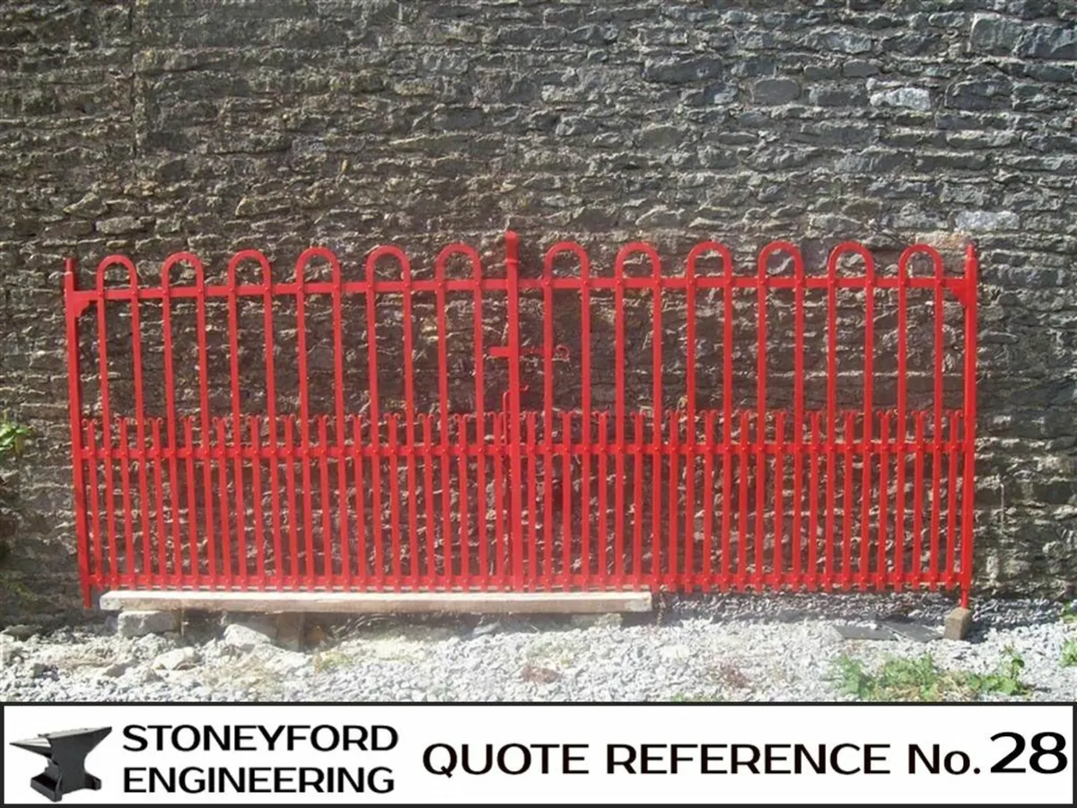 Traditional riveted and country entrance gates - Image 1