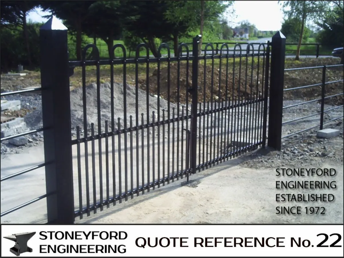 Traditional riveted and country entrance gates - Image 3