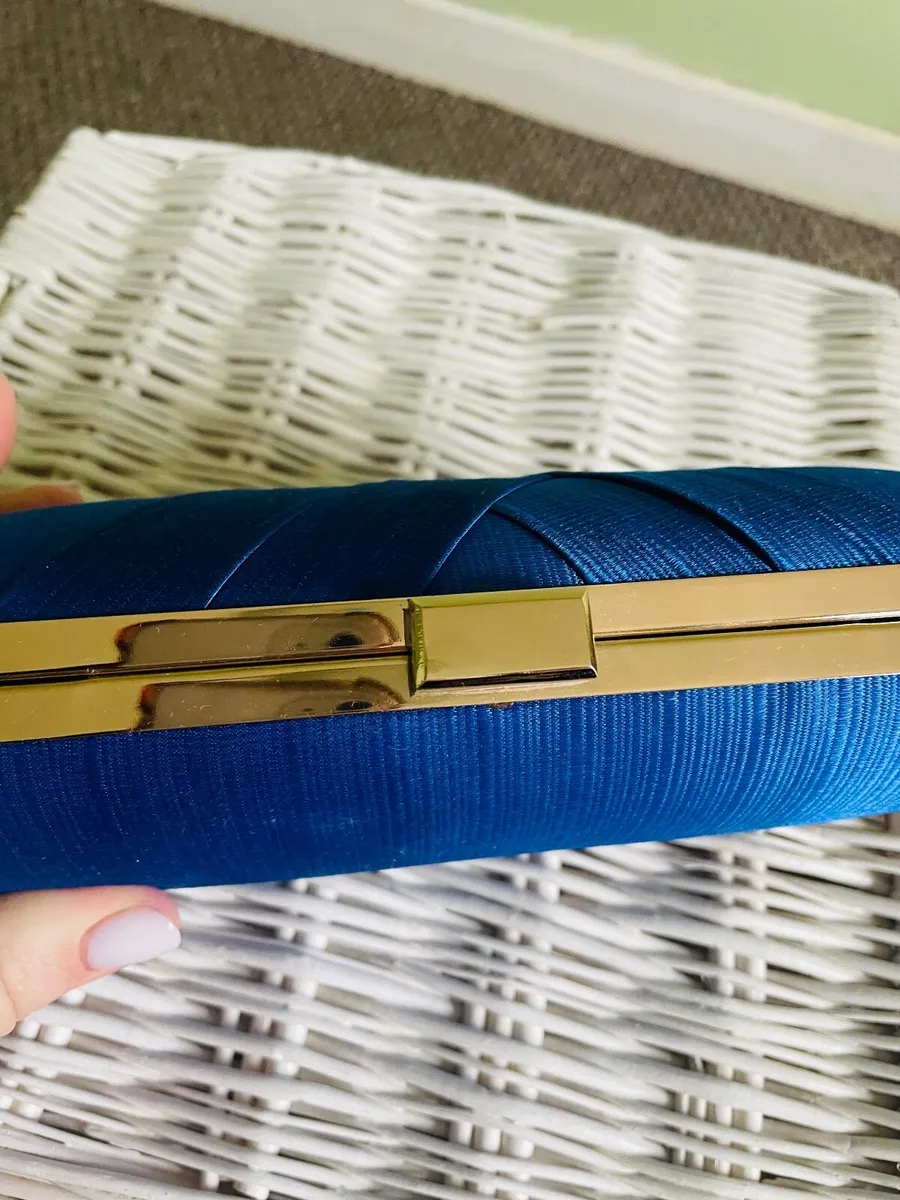 New blue clutch bag for sale in Co. Monaghan for 22 on DoneDeal