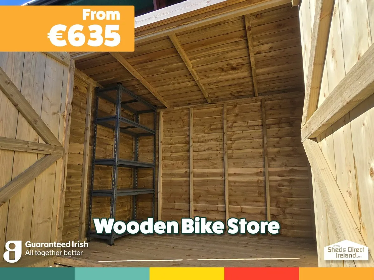 Wooden Bike Shed - Image 4