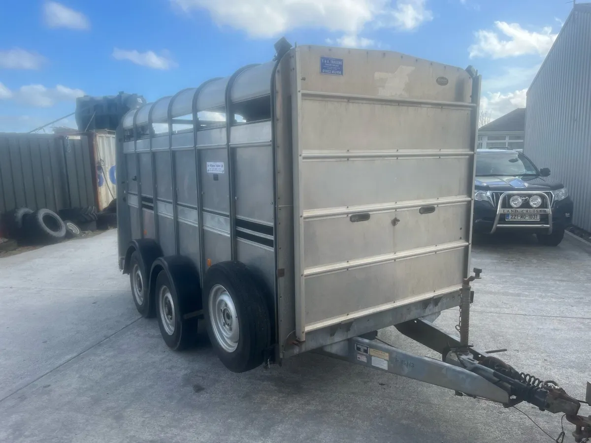 12x6 Ifor Williams Livestock Trailer with decks - Image 1