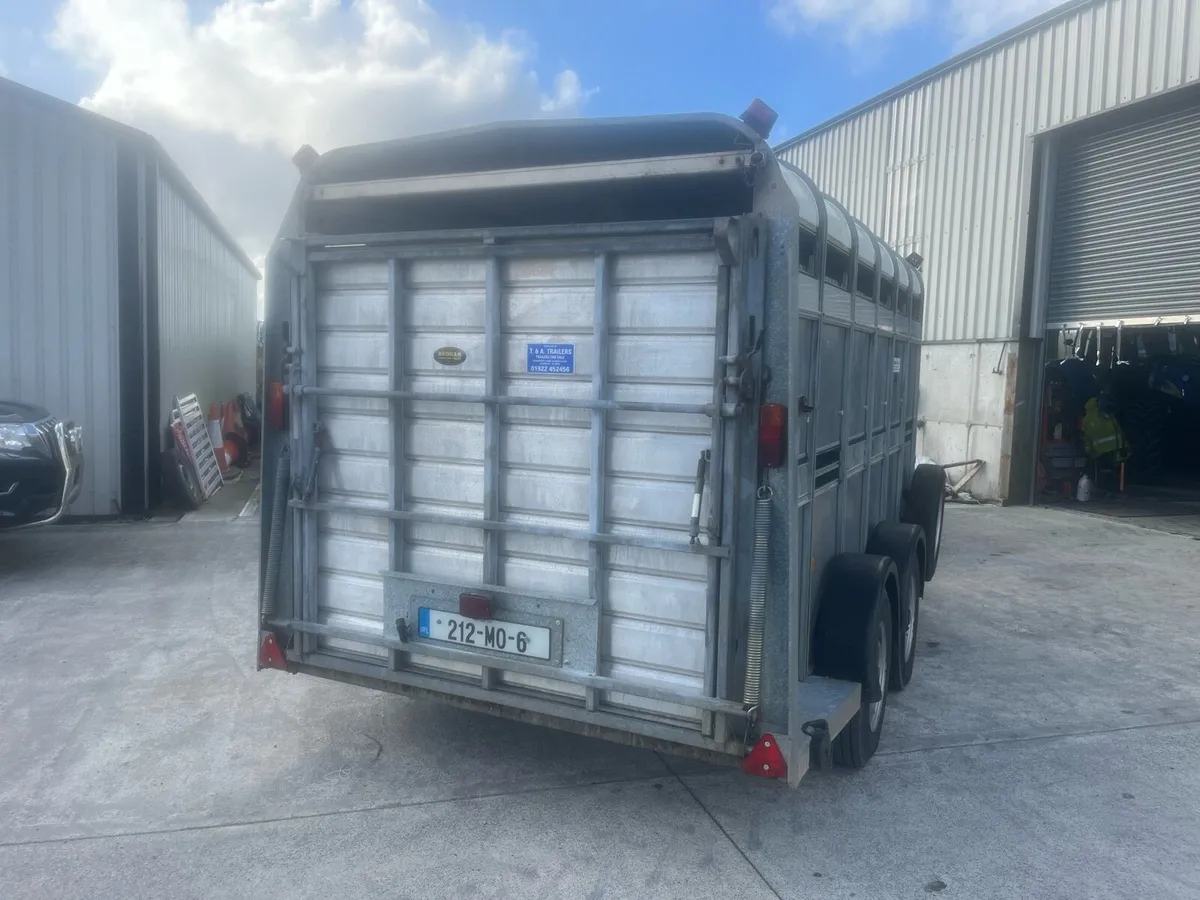 12x6 Ifor Williams Livestock Trailer with decks - Image 2