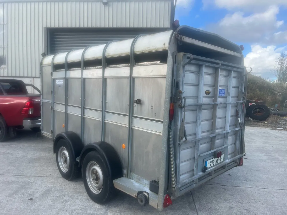 12x6 Ifor Williams Livestock Trailer with decks - Image 3