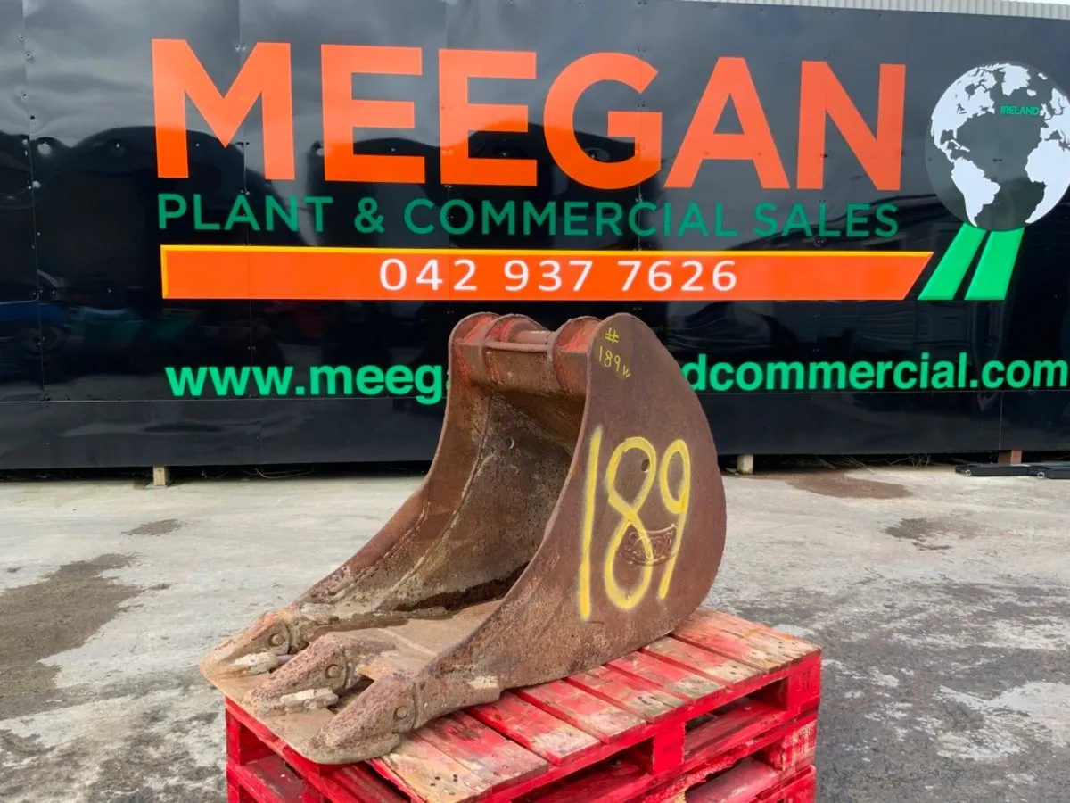 24" MILLAR SCOOP BUCKET......65mm PINS......189. - Image 1