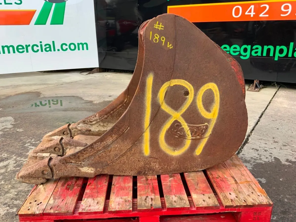 24" MILLAR SCOOP BUCKET......65mm PINS......189. - Image 2