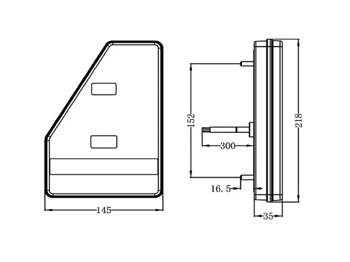 Plant/ Cattle Trailer LED Rear Lights. - Image 3