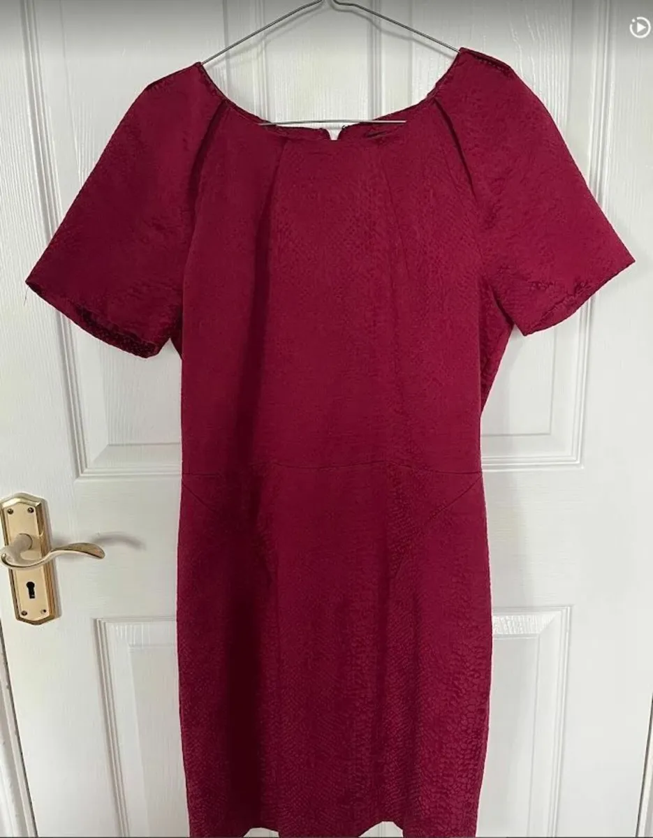 COAST burgundy maroon Dress for sale in Co. Westmeath for 30 on DoneDeal