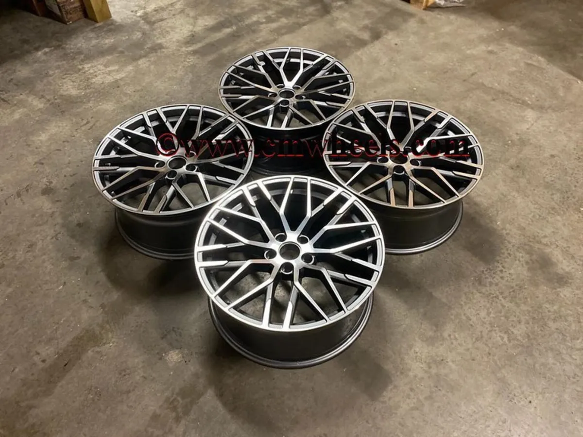 19 20" Inch Audi R8 V10 style Alloys A4 A5 5X112 - Image 4