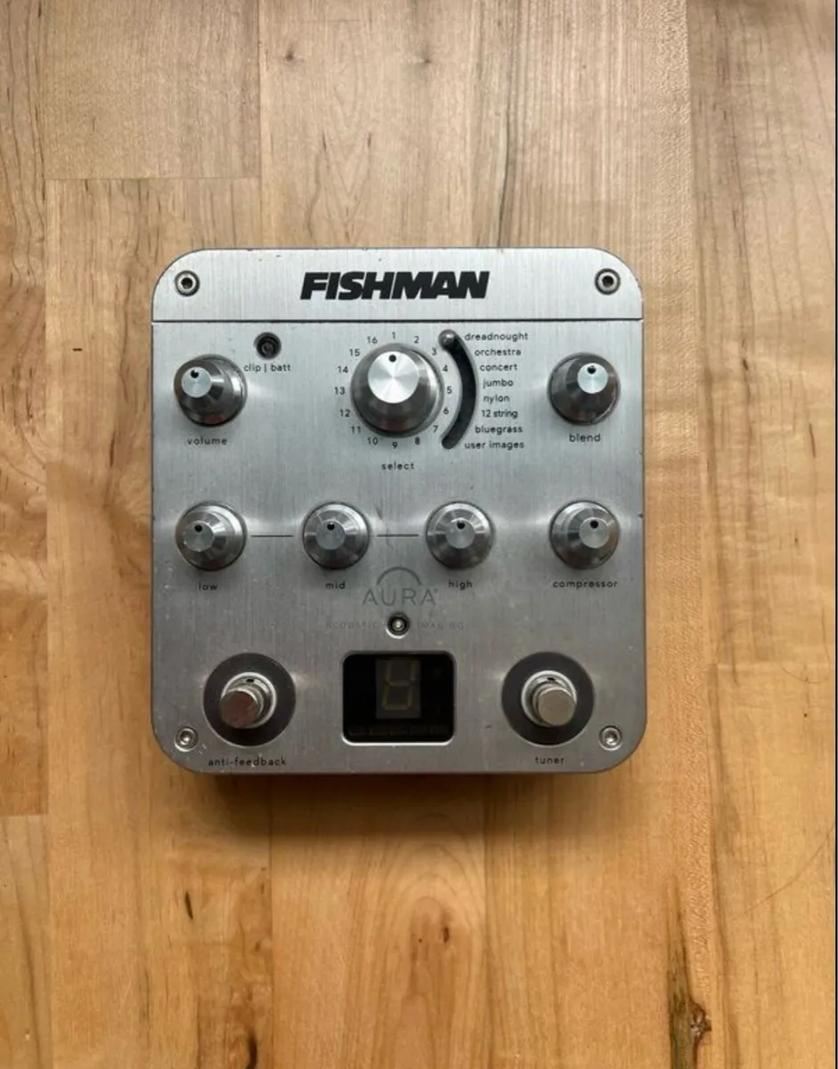 FISHMAN Aura Spectrum DI 欲しく Preamp［ノブ一つ無し］
