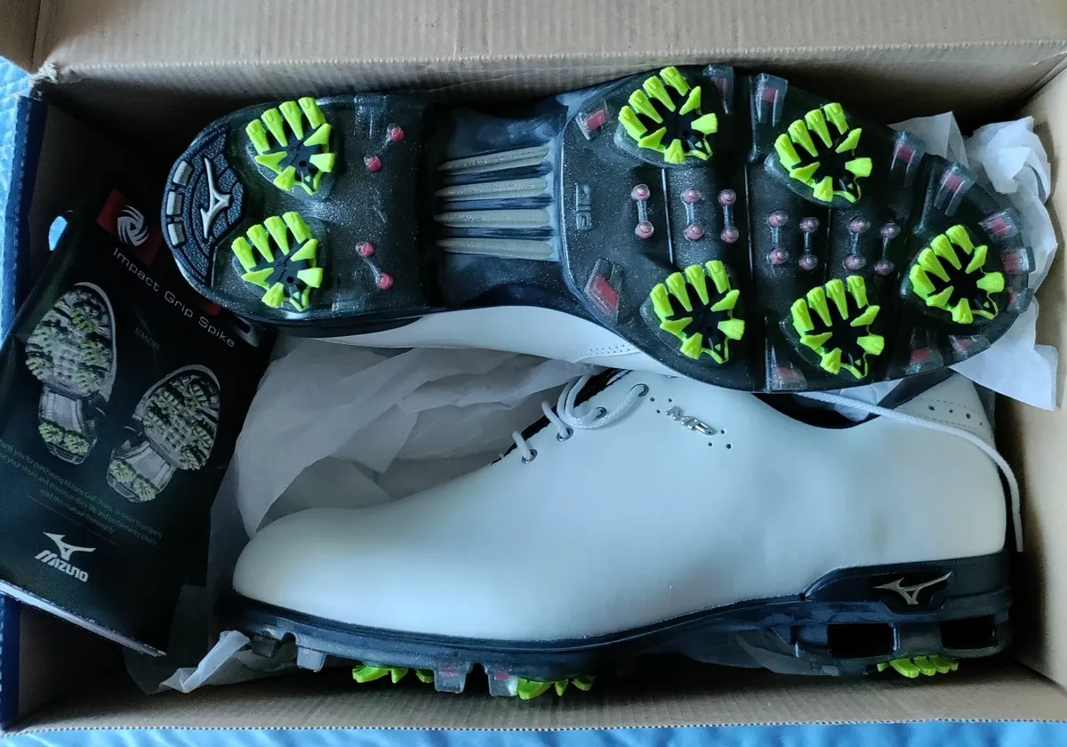 Mizuno MP real leather golf shoes 9.5uk 44eu New for sale in Co. Cork for 140 on DoneDeal