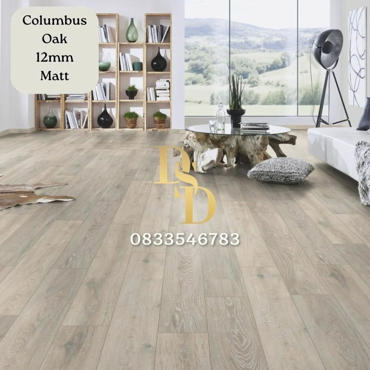 Columbus Oak Flooring 12mm - Nationwide Delivery - Image 1