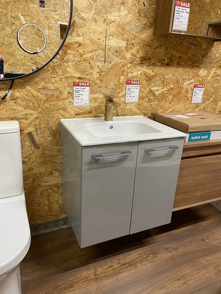 Ex-display Otto Plus Light Grey 60cm Vanity Unit