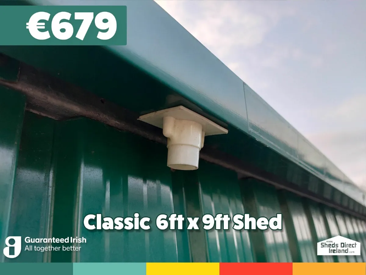 6ft x 9ft Classic Steel Shed - Image 4