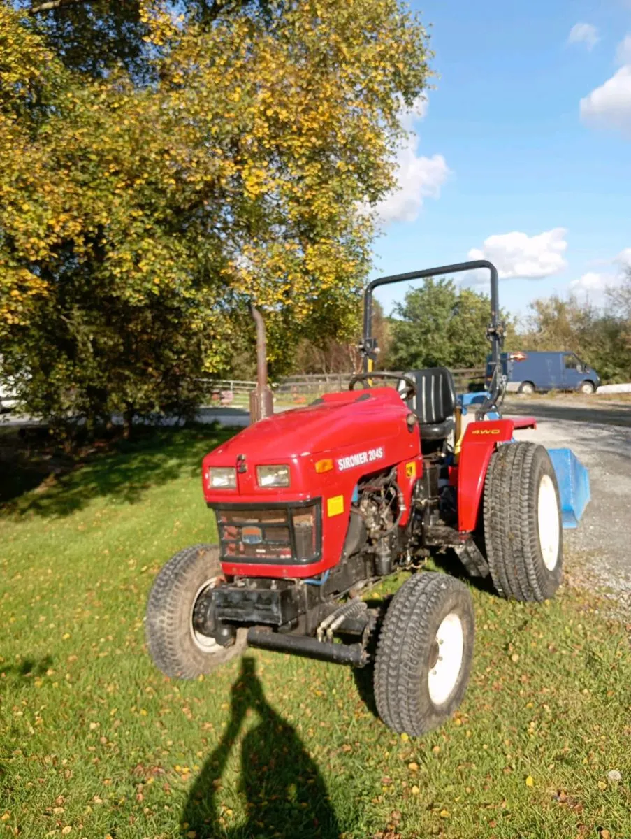 Siromer compact tractor and rotovator - Image 2