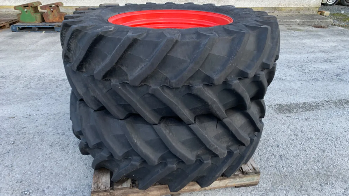 Set of New Fendt Front Rims And Tyres - Image 2