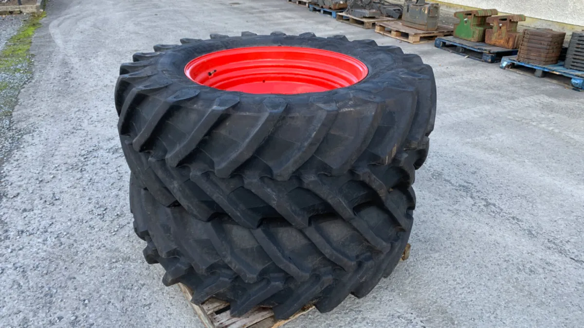 Set of New Fendt Front Rims And Tyres - Image 1