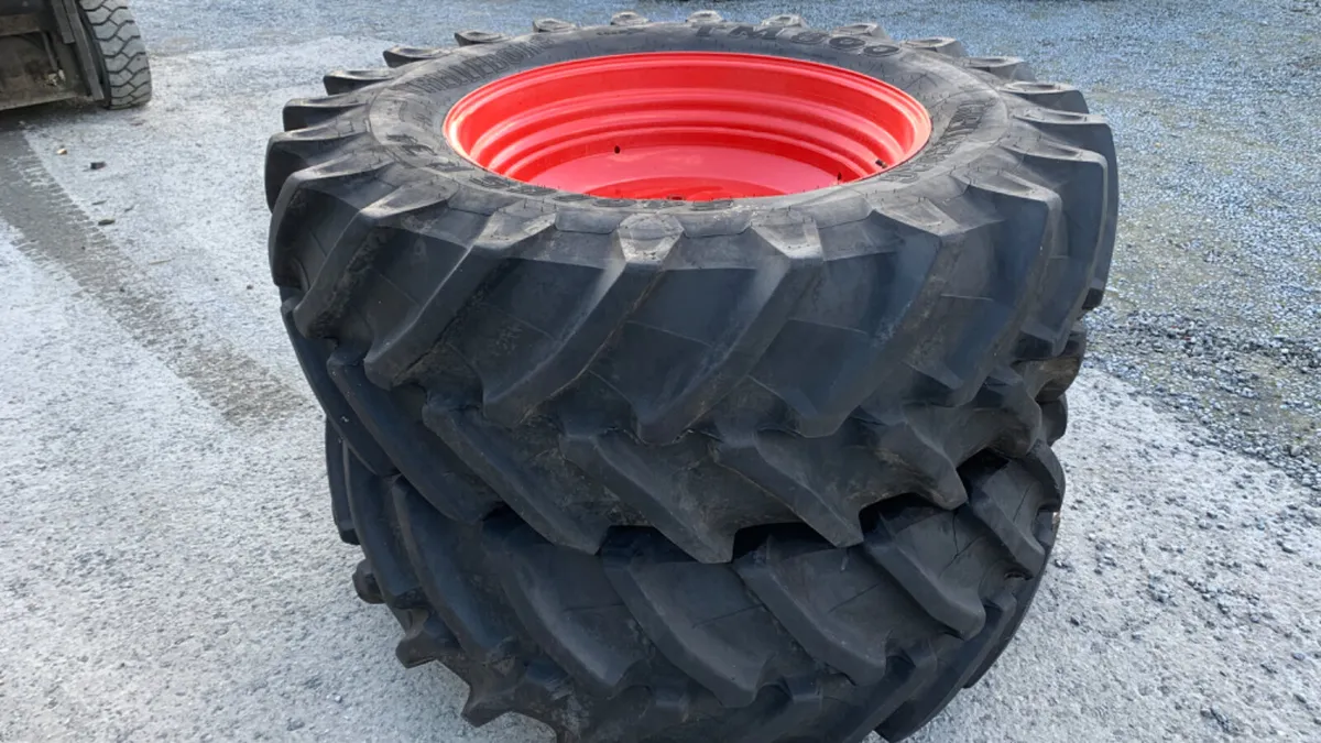 Set of New Fendt Front Rims And Tyres - Image 4