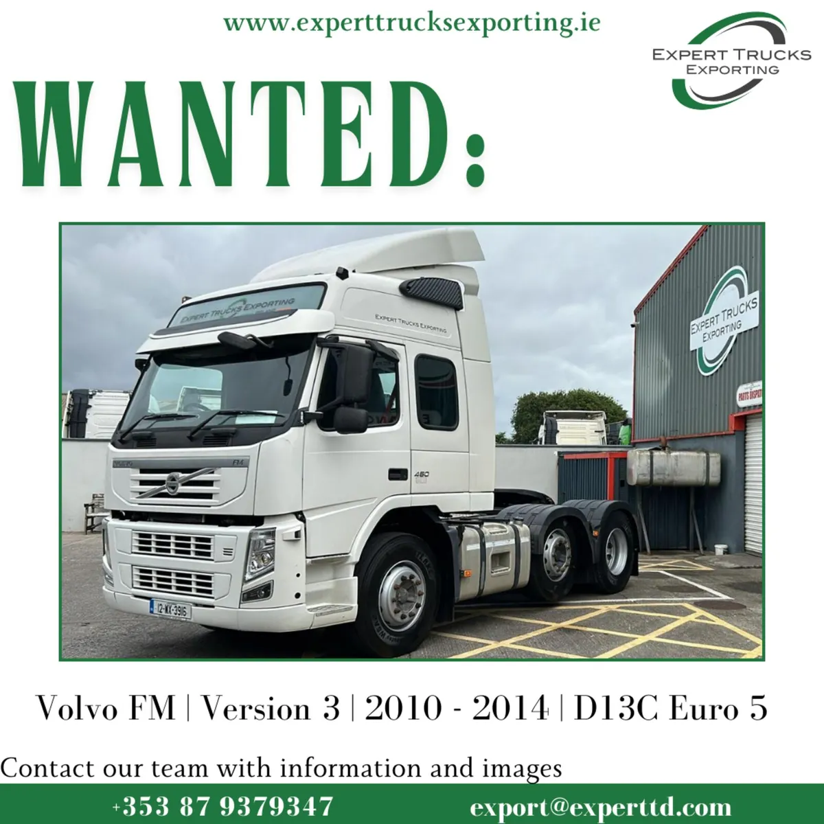 WANTED | Volvo FM V3 Euro 5
