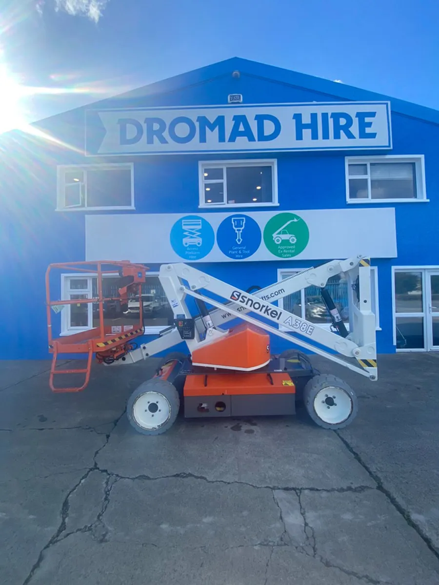 2021 Snorkel A38E Electric Articulated Boom Lift - Image 1