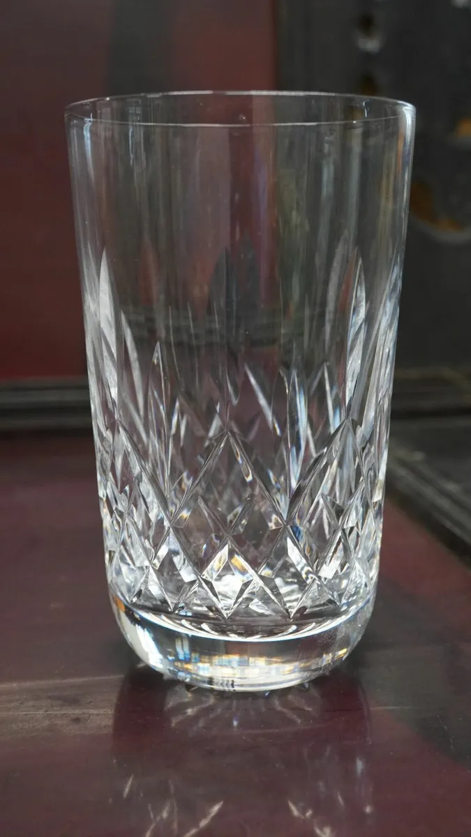 Vintage Waterford Crystal Water Glasses Set of 6 - Image 2