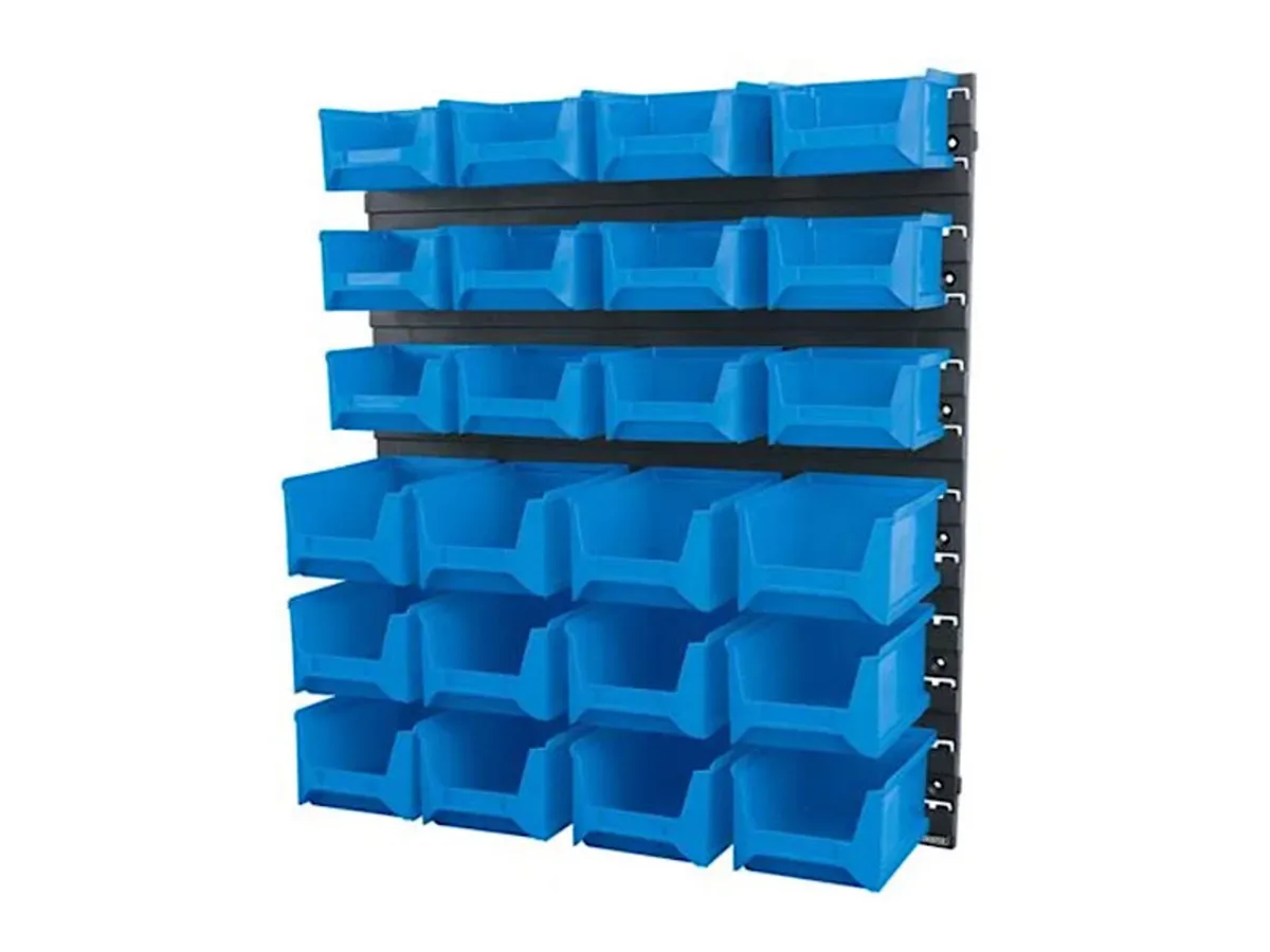 Wall Mounted Storage Bins – 24 Bins - Image 1