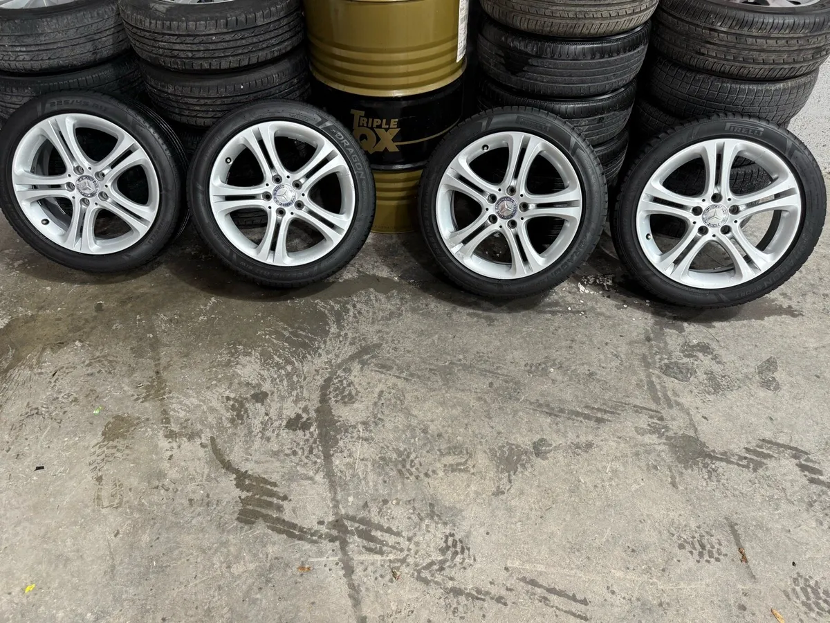 Mercedes wheels 17” for sale in Co. Clare for €250 on DoneDeal