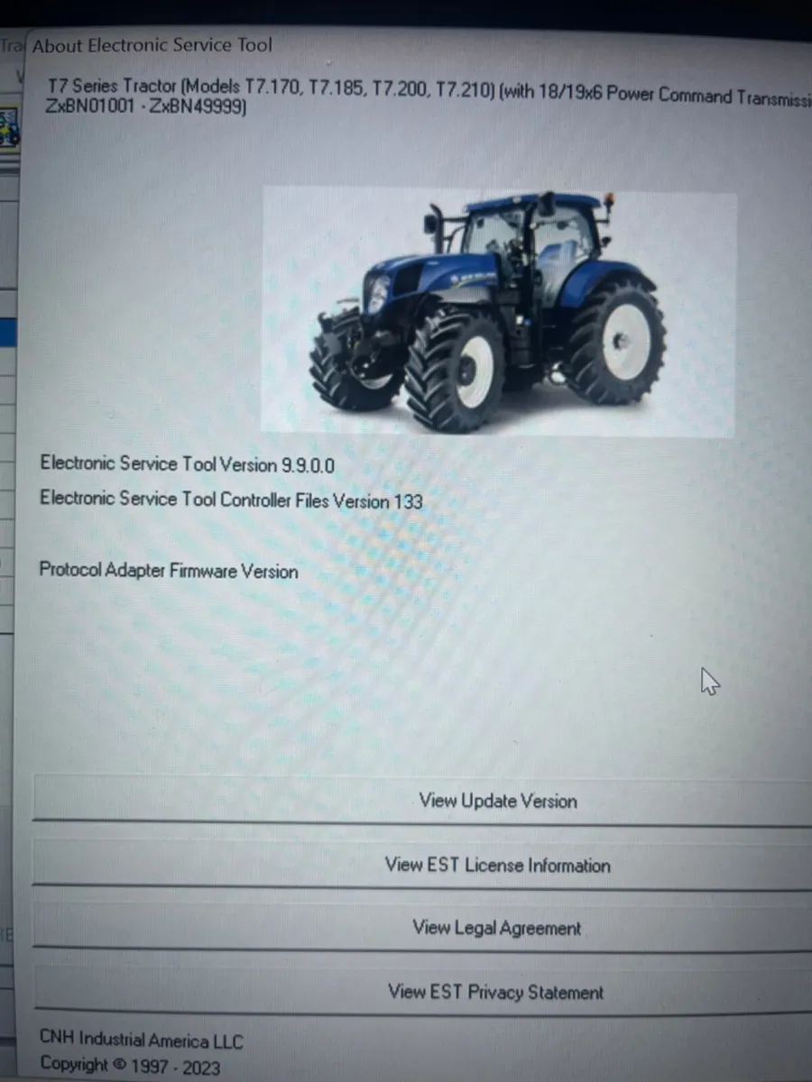 CNH 9.9 latest version/ Newholland Diagnostic - Image 3