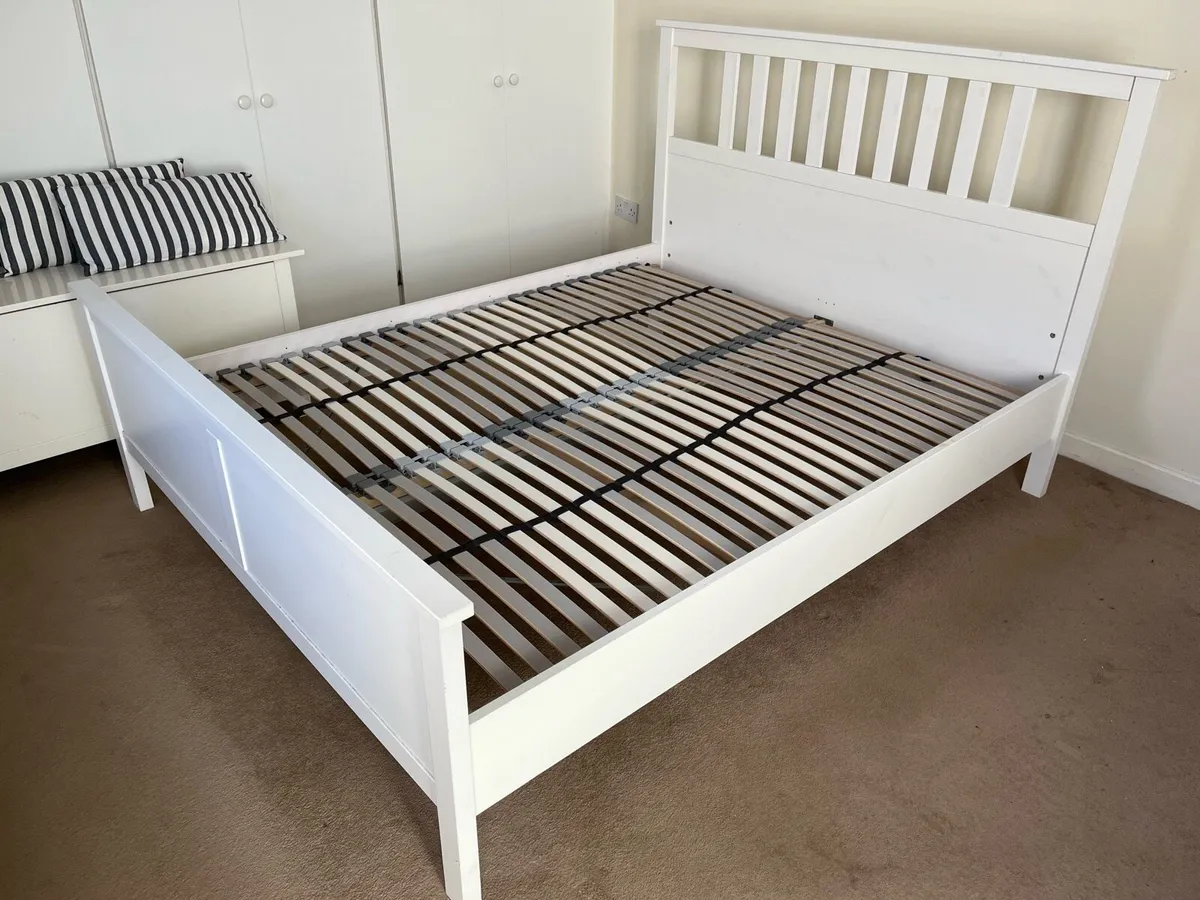 IKEA Hemnes King bed for sale in Co. Dublin for €170 on DoneDeal