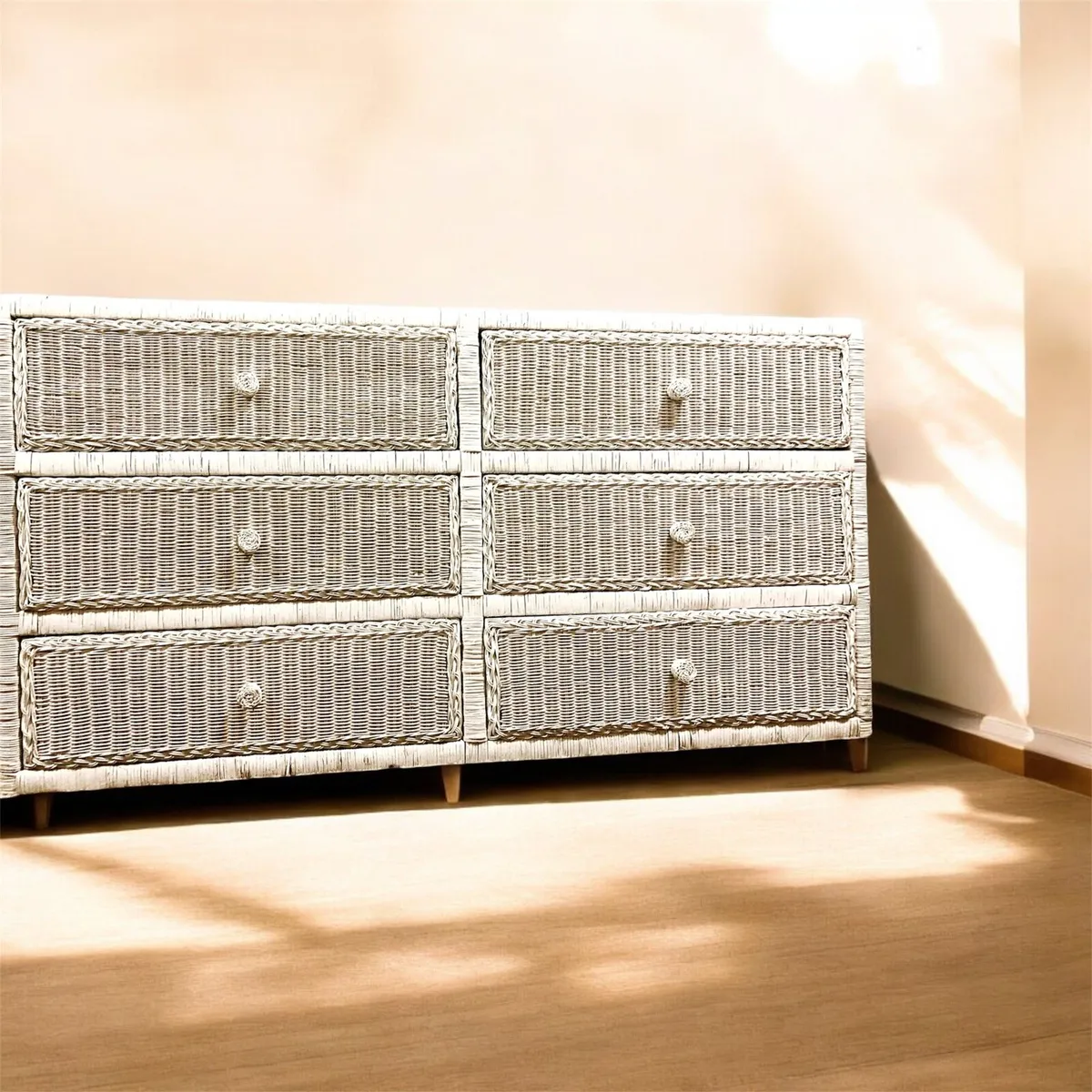 Rattan Chest of Drawers - Image 1